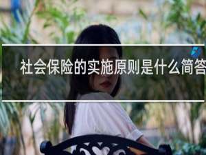 社会保险的实施原则是什么简答题