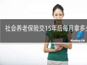 社会养老保险交15年后每月拿多少钱