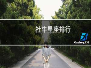 社牛星座排行
