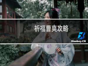 祈福曹爽攻略
