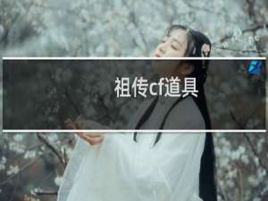 祖传cf道具