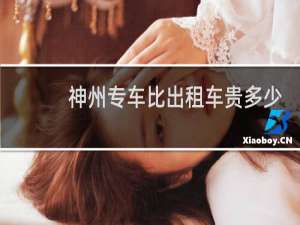 神州专车比出租车贵多少