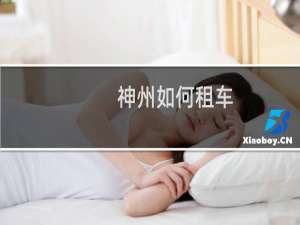 神州如何租车