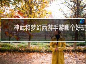 神武和梦幻西游手游哪个好玩