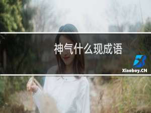 神气什么现成语