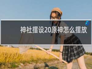 神社摆设 原神怎么摆放