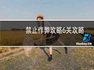 禁止作弊攻略6关攻略