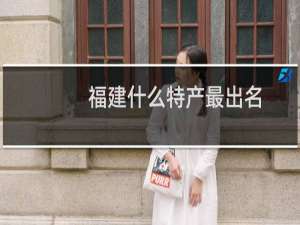 福建什么特产最出名