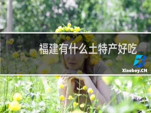 福建有什么土特产好吃