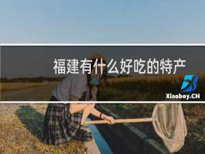 福建有什么好吃的特产