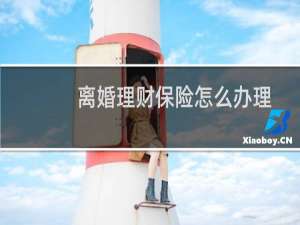 离婚理财保险怎么办理