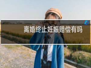 离婚终止妊娠赔偿有吗