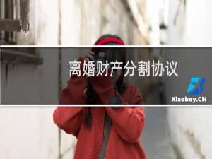 离婚财产分割协议