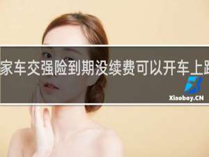 私家车交强险到期没续费可以开车上路行驶吗