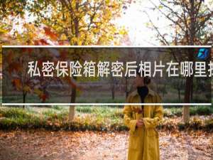 私密保险箱解密后相片在哪里找