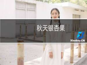 秋天银杏果