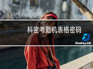 科密考勤机表格密码（科密考勤机软件）