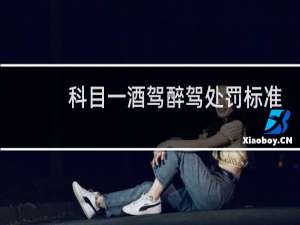 科目一酒驾醉驾处罚标准