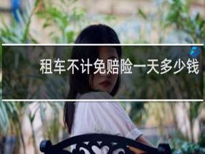 租车不计免赔险一天多少钱