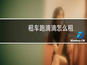 租车跑滴滴怎么租