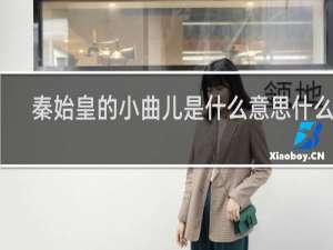 秦始皇的小曲儿是什么意思什么梗