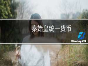 秦始皇统一货币，秦始皇统一文字