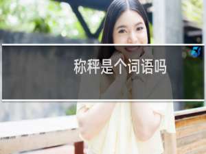 称秤是个词语吗