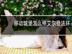 移动城堡怎么停艾尔登法环