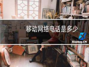 移动网络电话是多少