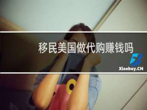 移民美国做代购赚钱吗