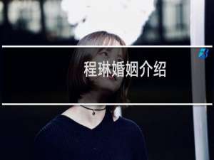 程琳婚姻介绍