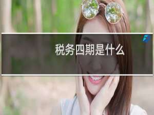 税务四期是什么