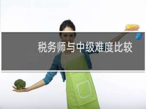 税务师与中级难度比较
