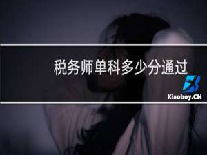 税务师单科多少分通过
