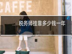 税务师挂靠多少钱一年