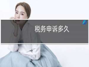 税务申诉多久