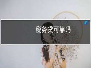 税务贷可靠吗