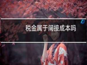 税金属于间接成本吗