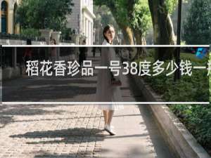 稻花香珍品一号38度多少钱一瓶