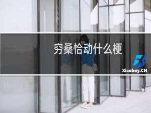 穷桑恰动什么梗