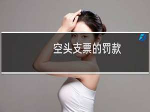 空头支票的罚款（空头支票申辩书）