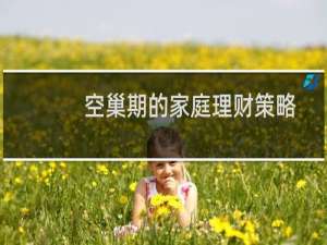 空巢期的家庭理财策略