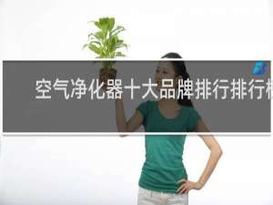 空气净化器十大品牌排行排行榜