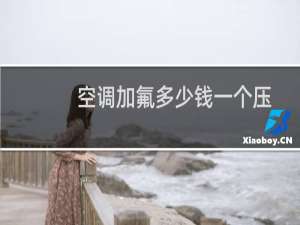 空调加氟多少钱一个压