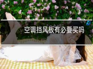 空调挡风板有必要买吗