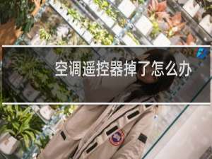 空调遥控器掉了怎么办