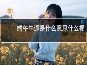 端午牛逼是什么意思什么梗