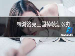 端游洛克王国掉帧怎么办
