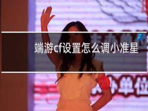 端游cf设置怎么调小准星