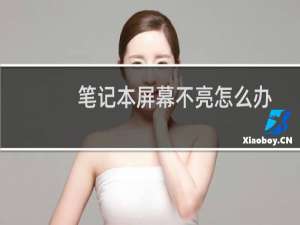 笔记本屏幕不亮怎么办?